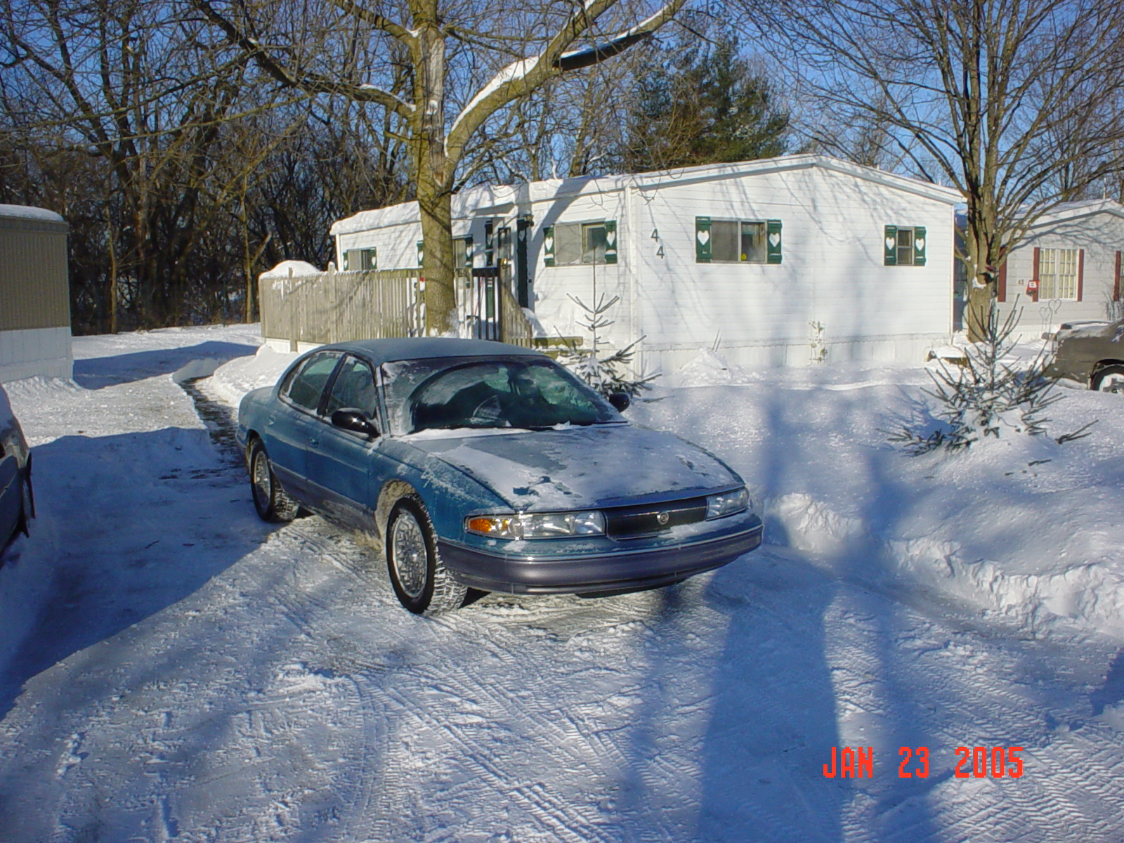 My new 1996 Chrysler New Yorker.  Bought it on 1/22/05!!!  Yay!!! :)