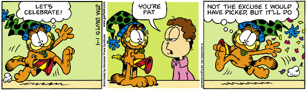 Garfield Comic January 4, 2003